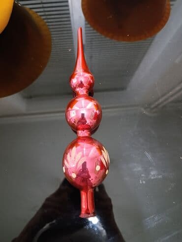 искусственные свечи: Набор ёлочных игрушек (советская и классическая стеклянная коллекция) — 2