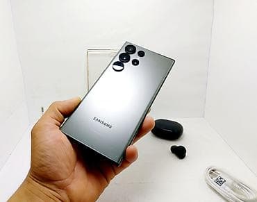 tab s5e: Samsung Galaxy S23 Ultra, Б/у, 256 ГБ, цвет - Зеленый, 1 SIM, 2 SIM, eSIM — 4