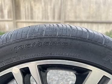 vip bus: Колеса в сборе 195 / 45 / R 16, Лето, Б/у, Комплект, Легковые, Литые, отверстий - 5 — 5