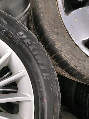 55 европеец: Летний комплект шин 225/50R17. износ 10% — 3