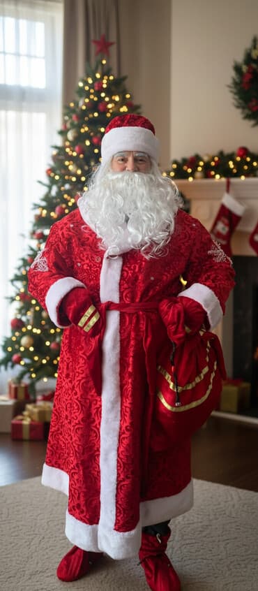 прокат свадебное платье на: Карнавальный костюм, Новогодний герой, Дед Мороз — 1