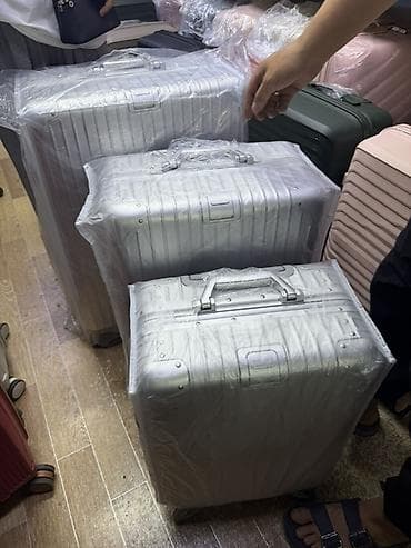 coros pace: Новый премиум-набор чемоданов в стиле Rimowa (3 в 1) — Алюминий — 3