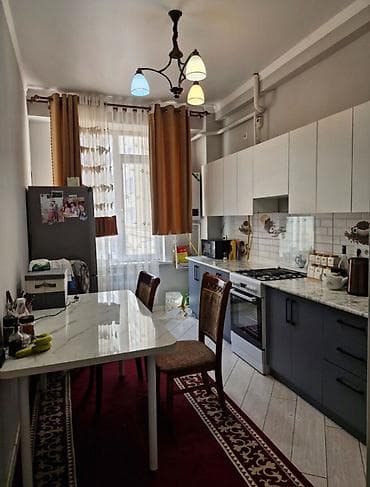 Недвижимость: 2 комнаты, 58 м², Асанбай мкр Элитка, 2 этаж, Евроремонт — 6