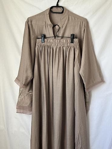 real techniques: Двухпредметный женский комплект в спокойном бежево‑тауповом оттенке — 1