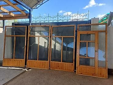 стол конок: Деревянные окна и дверь для веранды/террасы - Комплект из 4 крупных — 4