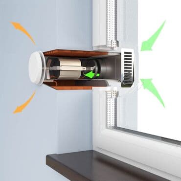 работ по вентиляцию: Это инженерное устройство встраивается в стену и обеспечивает — 2
