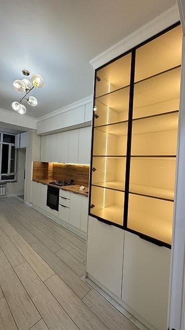 osh flat: 2 комнаты, 70 м², Тунгуч мкр Элитка, 2 этаж, Евроремонт — 1