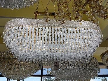 Люстры: Кристальная потолочная люстра овальной формы - Богатый каскад — 2