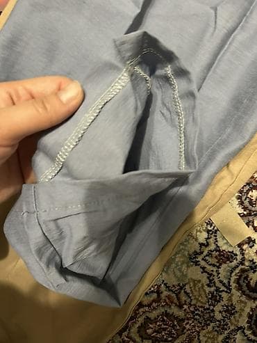 Брюки: Брюки Широкие, Лето, Вискоза, Новый, L — 4