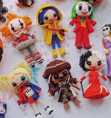 изготовление наклеек: Делаю куклы или любые другие поделки из бисера — 9