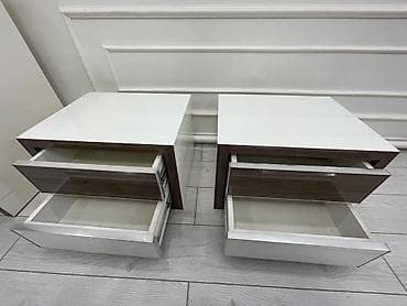 комплект мебели: Туалетный столик, С зеркалом, цвет - Серый, Другой материал — 8