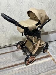 коляска viki vigorkids: Балдар арабасы, түсү - Алтын — 8