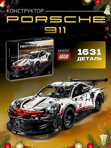 лего кааба: Конструктор Porsche 911 (аналог LEGO Technic) - Тема: спортивный — 1