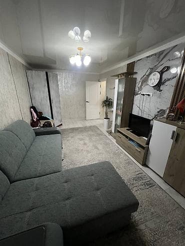 flat osh: 2 комнаты, 44 м², 104 серия, 4 этаж, Евроремонт — 2