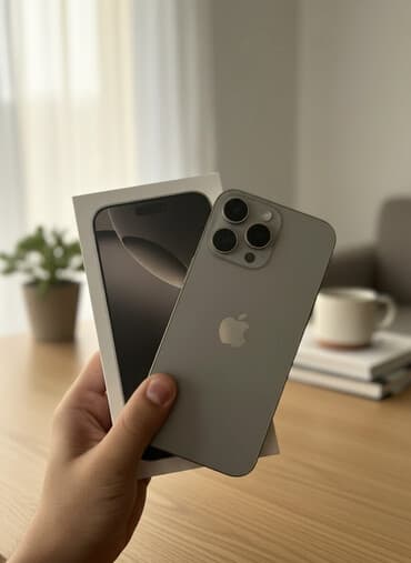 IPhone 16 Pro Max, Б/у, 256 ГБ, Natural Titanium, Коробка, 92 % at lalafo.kg IPhone 16 Pro Max, Б/у, 256 ГБ, Natural Titanium, Коробка, 92 %