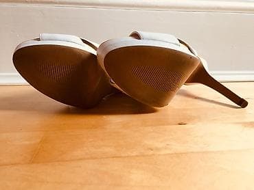 кроксы бу: Босоножки, 39, Asos, Б/у, цвет - Белый, Самовывоз — 3