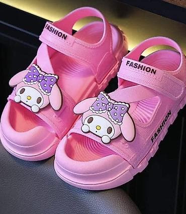 Другие товары для детей: Детские сандалии с декоративными значками-героями - Яркие цвета — 2