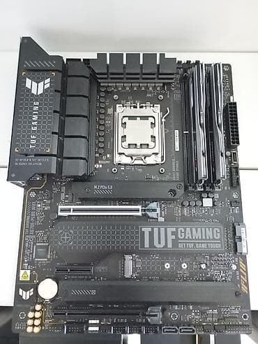 мать проц: Материнская плата, Б/у, Asus, AM5, ATX, Для ПК — 1