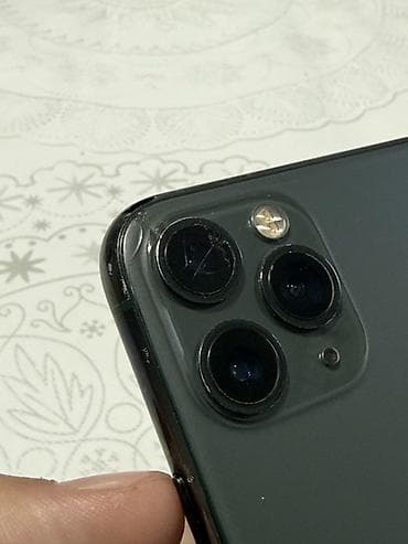 iphone 11 pro 256gb цена бу: IPhone 11 Pro, Б/у, 256 ГБ, Matte Midnight Green, Чехол, 71 % — 3