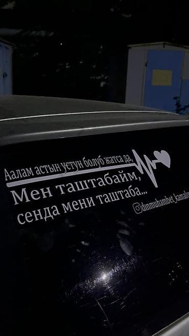 авиатор: Виниловые наклейки на авто — надписи и графика 📍 Printora Osh Адрес — 7