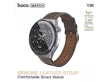 Hoco Y35 — смарт-часы с кожаным ремешком Основные характеристики: -