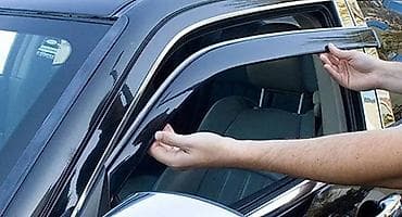 shadow line: Комплект автомобильных ветровиков на окна (дефлекторы окон), 4 шт — 3