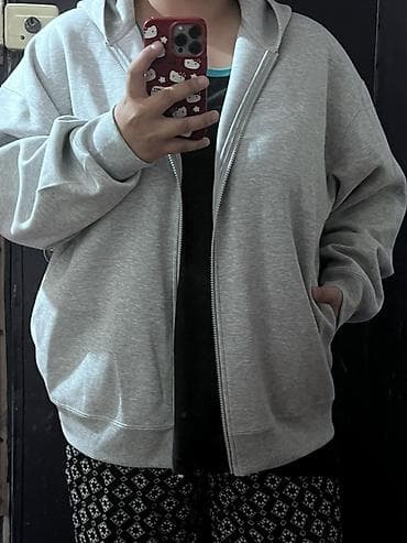 Толстовки: Мужская толстовка, Стандарт, Uniqlo, Новый, цвет - Серый, Самовывоз, Платная доставка — 1