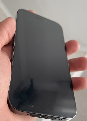 IPhone 14 Pro, Колдонулган, 128 ГБ, Black Titanium, Куту, 84 % — 5