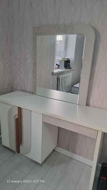 мебель для спальни новые: Спальный гарнитур, МДФ, цвет - Бежевый — 3