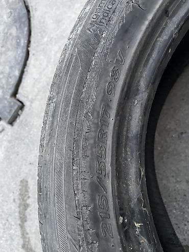 1: Шины 215 / 55 / R 17, Лето, Б/у, 1 шт, Легковые, Корея, Hankook — 4