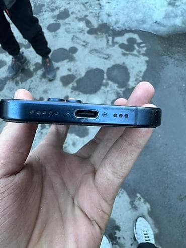 Xiaomi: IPhone 15 Pro, Б/у, 256 ГБ, Синий, Кабель, 81 % — 3