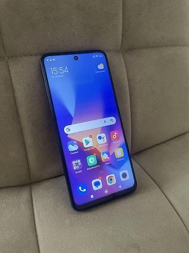 Redmi, Redmi Note 9S, Б/у, 128 ГБ, цвет - Синий, 2 SIM — 2