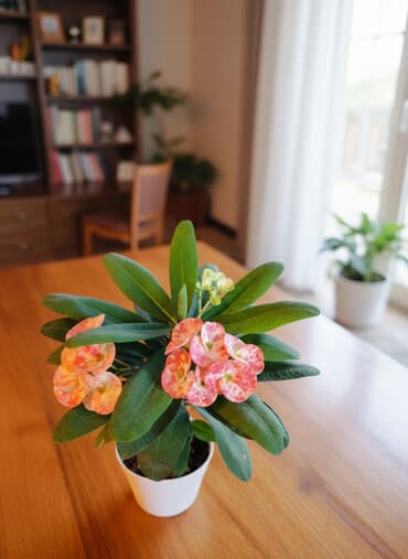 продаю самшит: Эуфорбия Миля (Корона Христа), комнатный декоративный кустарник. - — 3