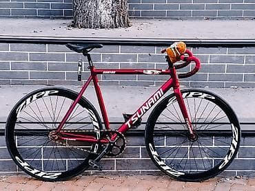 Шоссейный велосипед, Tsunami, Рама L (172 - 185 см), Б/у at lalafo.kg Шоссейный велосипед, Tsunami, Рама L (172 - 185 см), Б/у