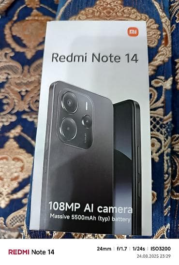 nokia c5: Redmi, Redmi Note 14, Новый, 256 ГБ, цвет - Зеленый, 2 SIM — 2
