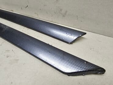 декоративные панели: Декоративные накладки (планки, молдинги) дверей BMW E46. Оригинал б/у — 5