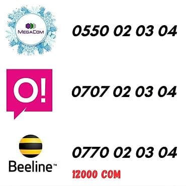 redmi 12 pro 5g: VIP номера для телефонов (Osh) Предлагаются красивые легко — 4