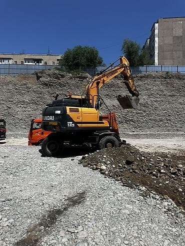 работа на экскаваторе погрузчике: Экскаватор, Hyundai, Колесный — 1