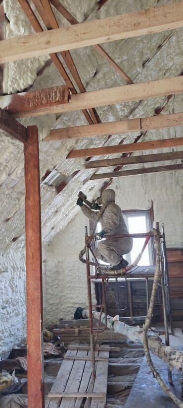 утепление домов фасадов: Утепление потолоков, Утепление крыши | Утепление дома, Утепление квартиры, Утепление склада | Пенополиуретан Больше 6 лет опыта — 3
