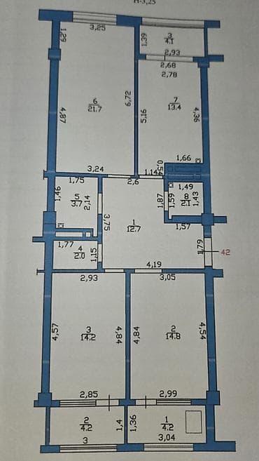 Недвижимость: 3 комнаты, 97 м², Элитка, Манаса/Боконбаева Элитка, 14 этаж, Евроремонт — 4