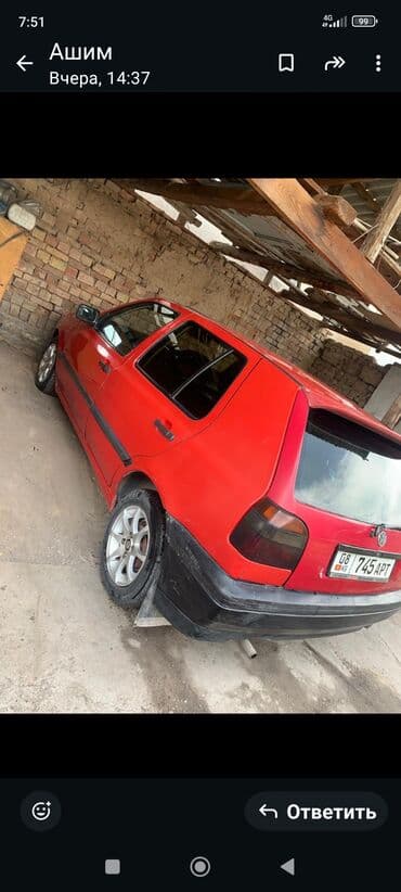 ош опел астра: Volkswagen Golf: 1994 г., 1.6 л, Механика, Бензин, Хэтчбэк — 5