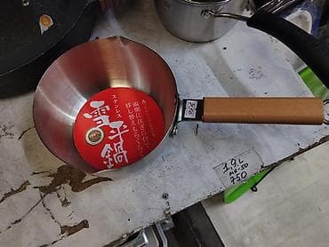 fire maple: Небольшой сотейник/ковш из нержавеющей стали с деревянной ручкой — 2
