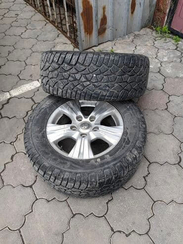 шины для внедорожников бу: Колеса в сборе 285 / 60 / R 18, Всесезонная, Б/у, Комплект, Внедорожные (АТ/МТ), Литые, отверстий - 5 — 5
