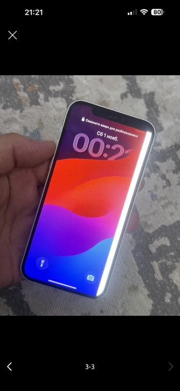 айфон бу хр: IPhone 12, Колдонулган, 128 ГБ, Ак, 76 % — 3