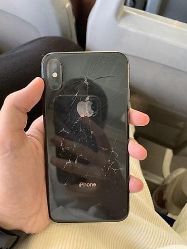 iphone xt: IPhone X, Б/у, 64 ГБ, Space Gray, Защитное стекло — 2