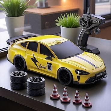rc модели: Радиоуправляемый автомобиль Для Дрифта Porsche И Xiaomi SU7 - — 4