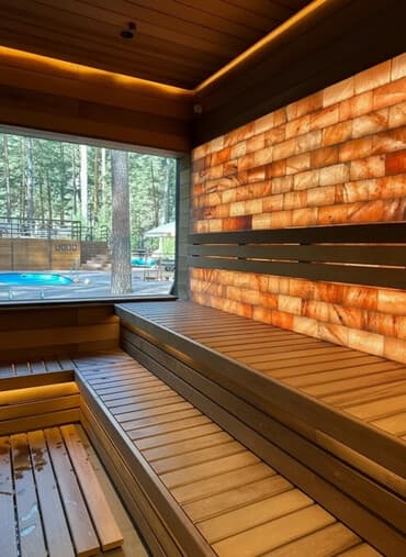 дом из сип панели: Сауна | Бассейн — 1