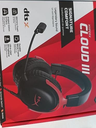 колонки и динамики: Проводные гарнитуры, HyperX, Б/у, цвет - Черный — 6