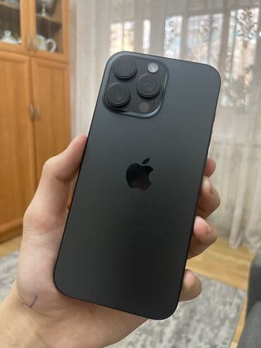 камера телефона: IPhone 16 Pro Max, Б/у, 256 ГБ, Black Titanium, Кабель, Коробка, Чехол, 100 % — 2