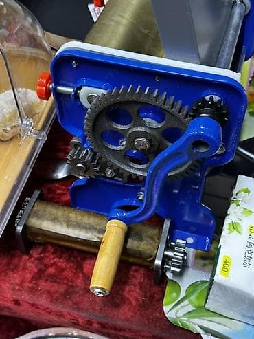 Готовый бизнес: Ручная макаронная машина (пресс-раскатка теста) - Тип: механическая — 5